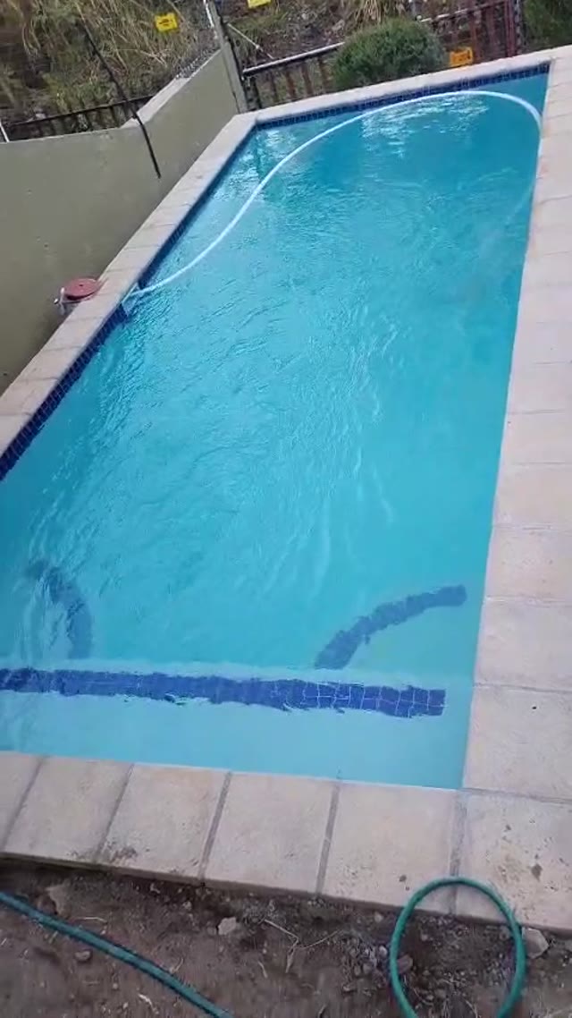 Filling a freshly built pool