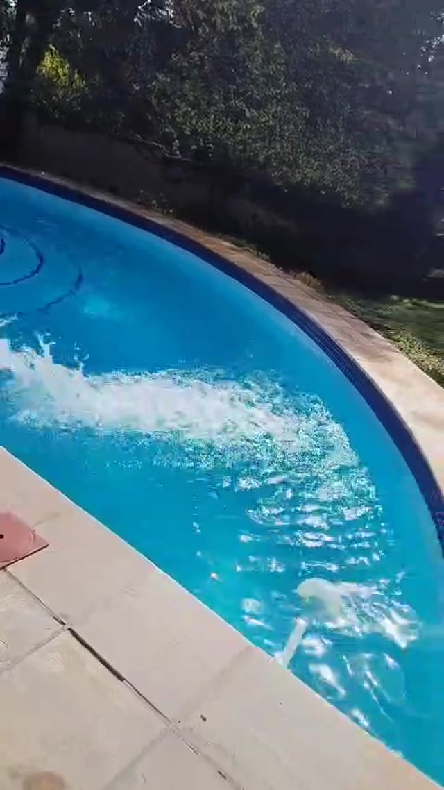 On-site pool finishing work